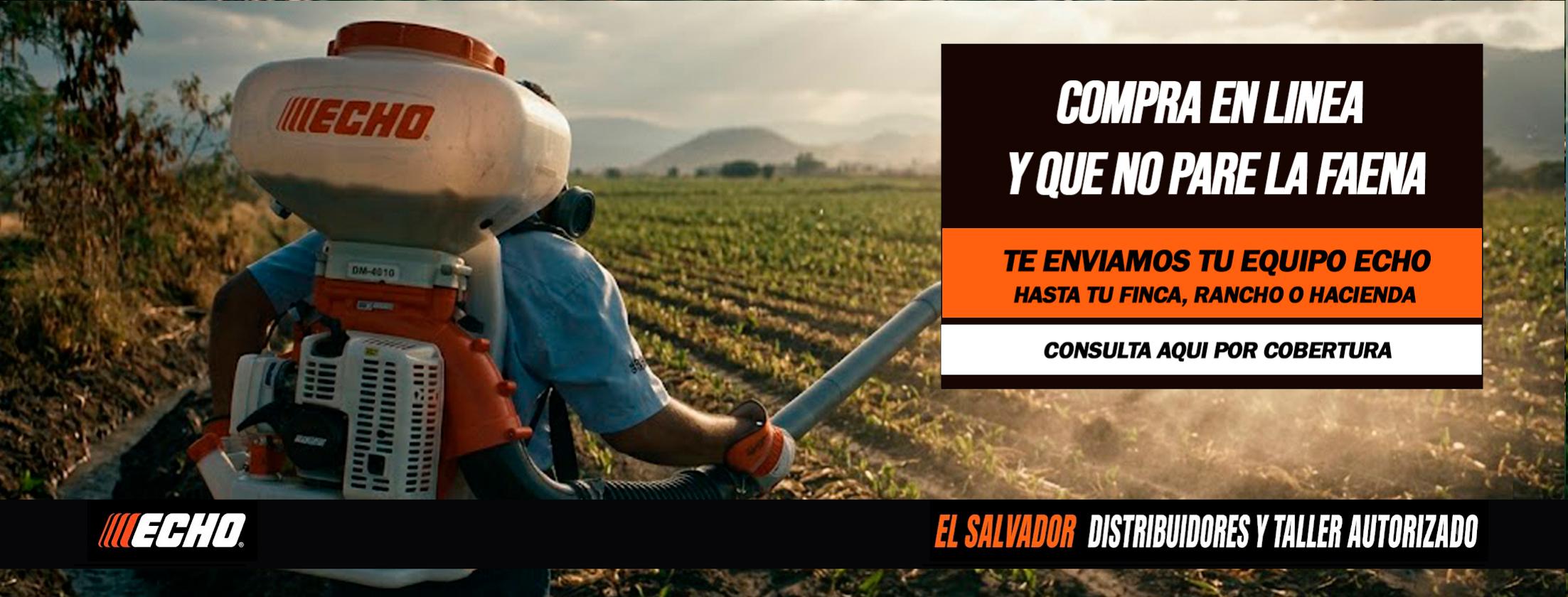Compra en línea y que no pare la faena — Te enviamos tu equipo ECHO hasta tu finca, rancho o hacienda